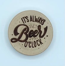 Load image into Gallery viewer, Round Wooden Bottle Openers - Engraved