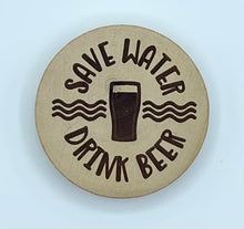 Load image into Gallery viewer, Round Wooden Bottle Openers - Engraved