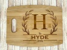 Load image into Gallery viewer, Bamboo Engraved Cutting Board - Personalized