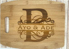 Load image into Gallery viewer, Bamboo Engraved Cutting Board - Personalized