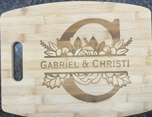 Load image into Gallery viewer, Bamboo Engraved Cutting Board - Personalized
