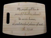 Load image into Gallery viewer, Bamboo Engraved Cutting Board - Personalized
