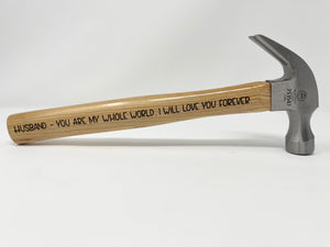 Engraved Hammer for Birthday, Fathers Day, Christmas.. you name it!