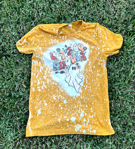 Let's Go Ghouls Bleached T-Shirt