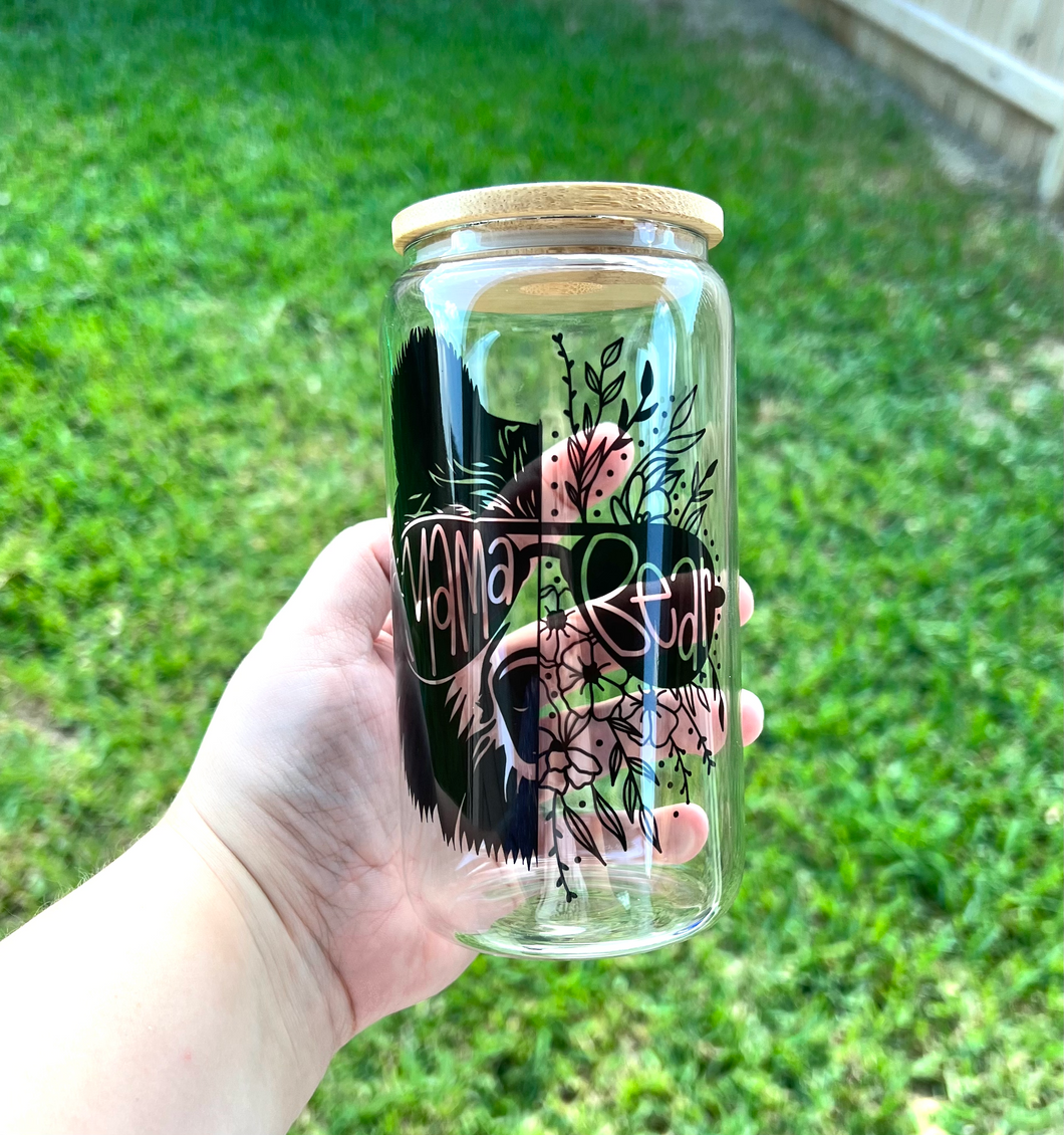 Mama Bear Iced Coffee Cup