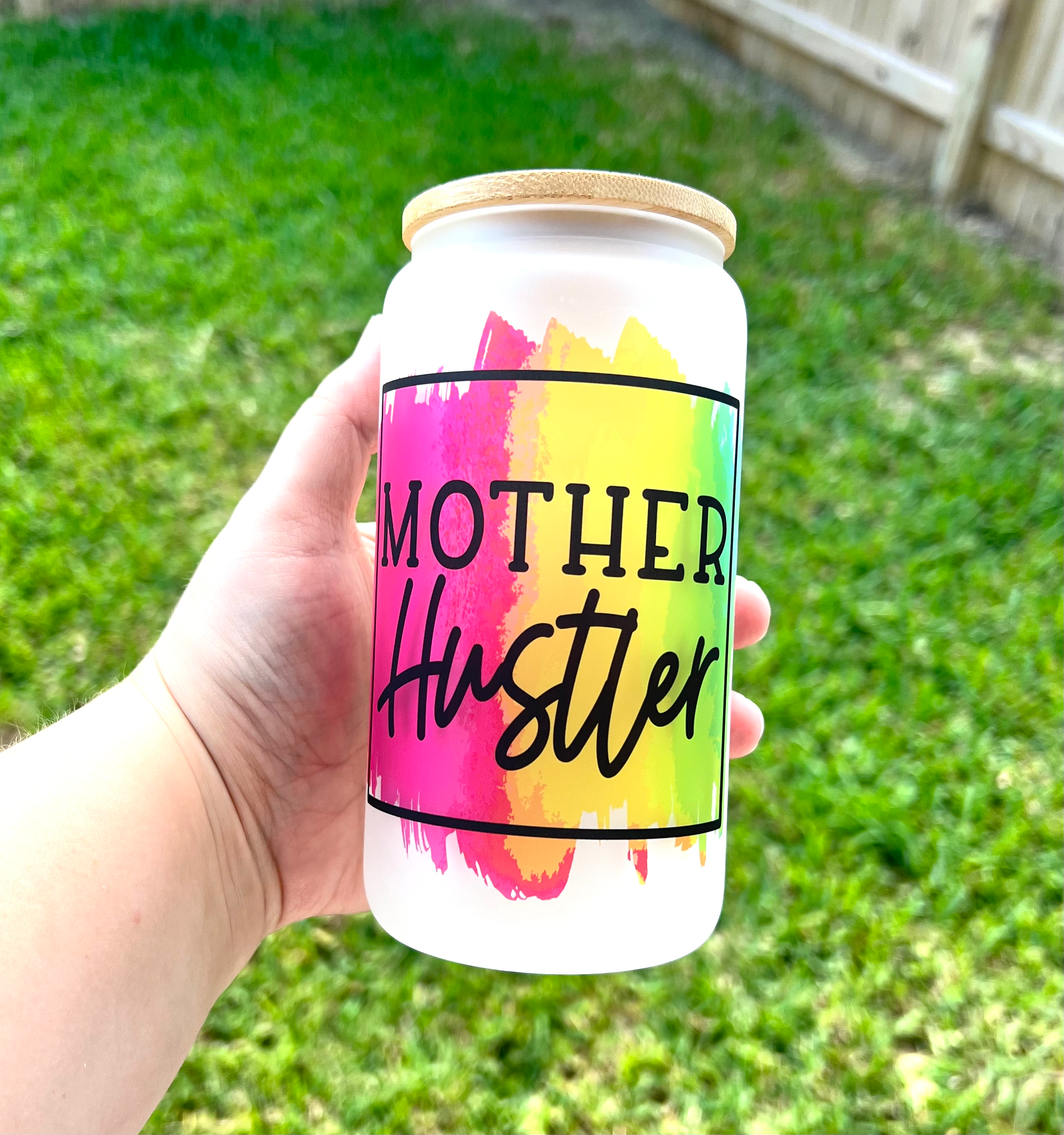 Mama, Mommy, Mom, Bruh Floral Iced Coffee Cup – Sweet Customs By Hannah