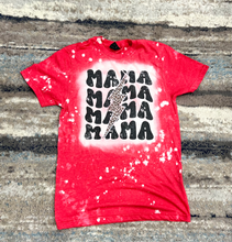 Load image into Gallery viewer, Mama Lightning Bolt Bleached Shirt
