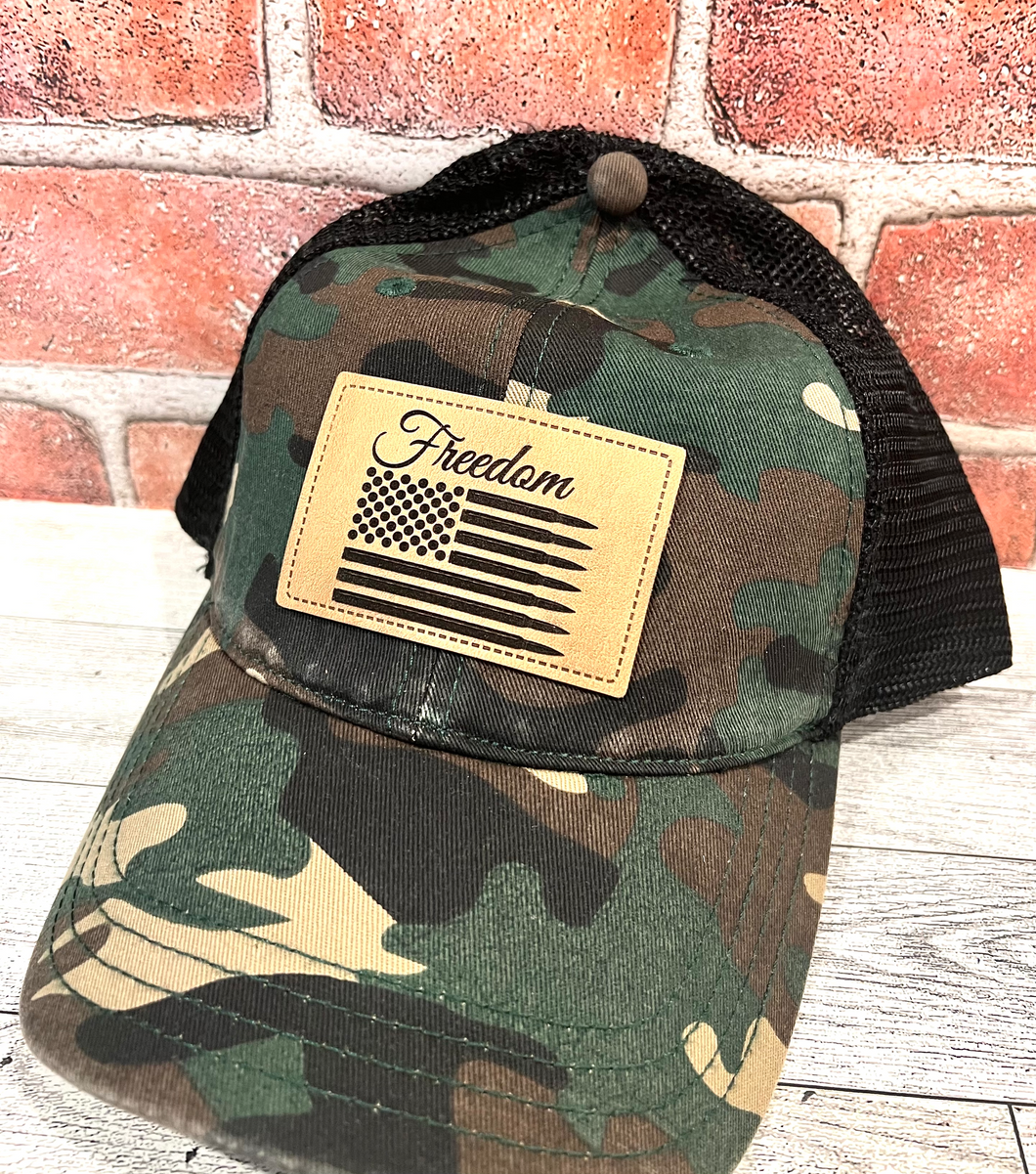 Freedom Bullet Flag Camouflage Hat