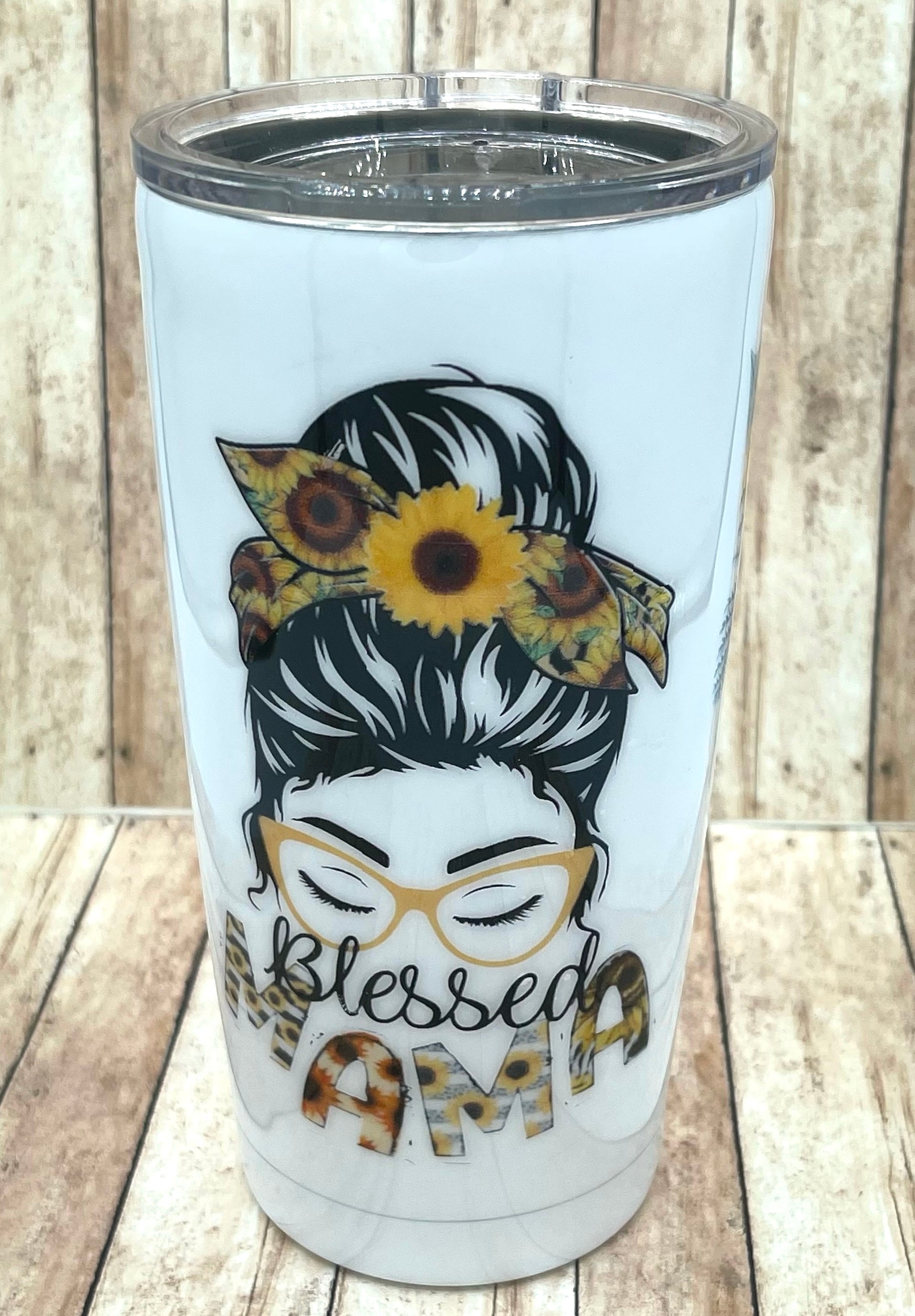 Blessed Mama - Choose your cup color & create a personalized