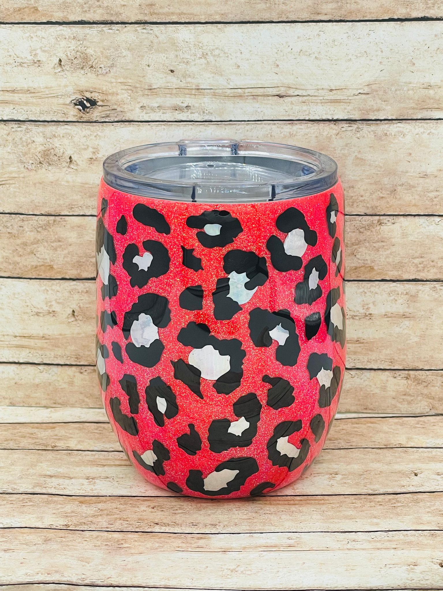 Wallen Sunflower and Leopard Tumbler – Sweet Customs By Hannah