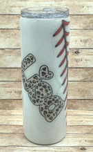 Load image into Gallery viewer, Glitter Leopard Baseball Tumbler
