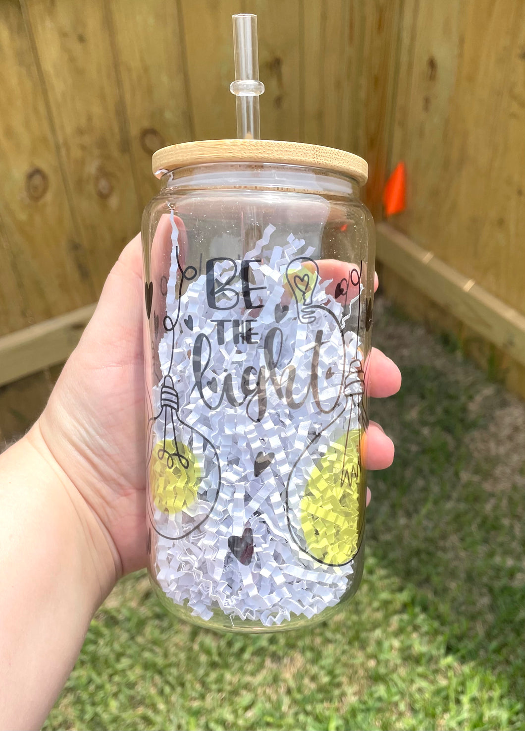 Be The Light Iced Coffee Cup